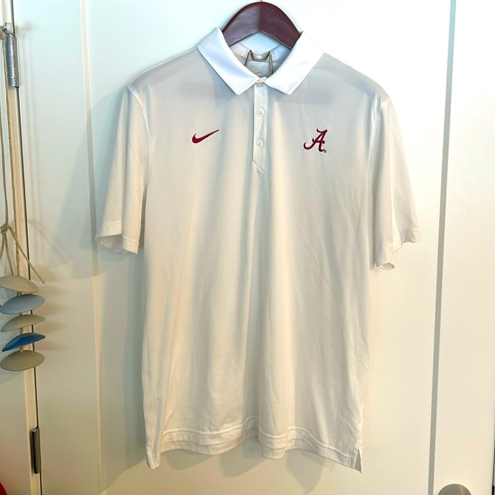 Nike Dri-Fit Alabama Crimson Tide Polo - White - XL